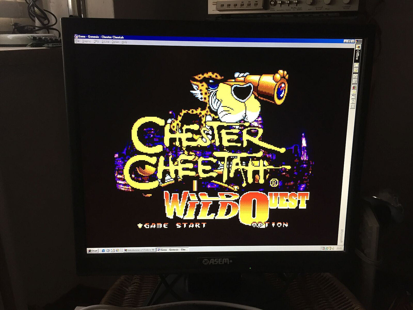 Windows 98SE Desktop Vintage Intel Celeron A 366 Mhz 2x Slot Isa Mobo Asus MEL C