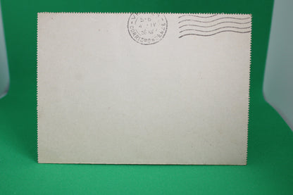 Biglietto Postale 50 Centesimi Serie Imperiale Viaggiato 1936