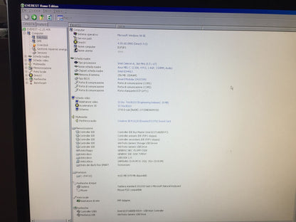 Windows 98SE Desktop Vintage Intel Celeron A 366 Mhz 2x Slot Isa Mobo Asus MEL C