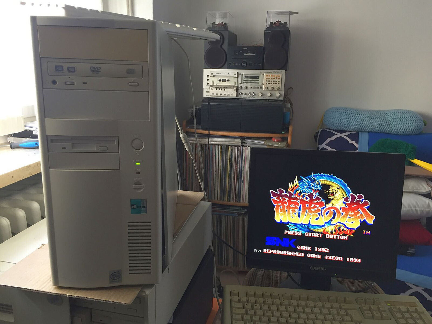 Windows 98 SE Desktop Dex Vintage Pentium 3 450 Mhz 2x Slot Isa Mobo Lucky Star