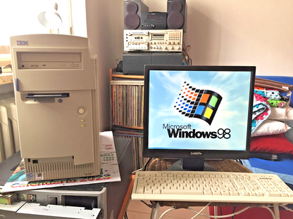 Retrogames Aptiva IBM B2G Intel Pentium 3 600 Mhz Slot 1 2x Seriale Parallela