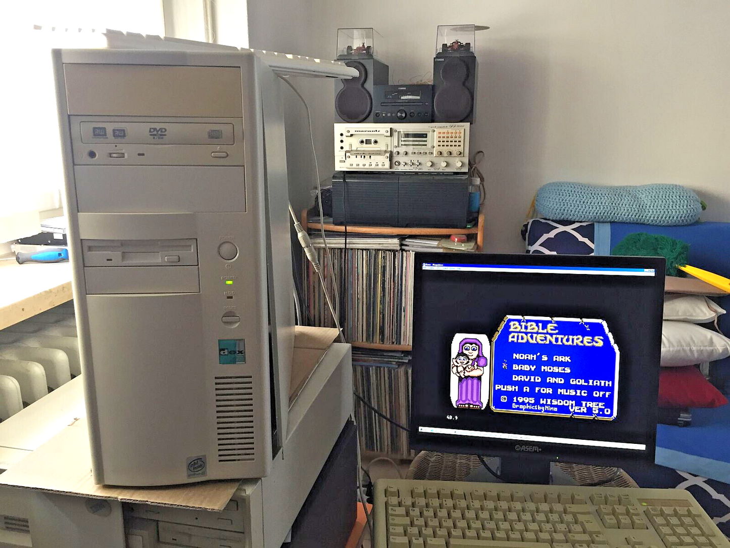 Windows 98 SE Desktop Dex Vintage Pentium 3 450 Mhz 2x Slot Isa Mobo Lucky Star