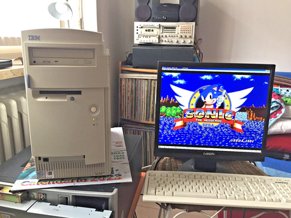 Windows 98SE Desktop Vintage Intel Celeron A 366 Mhz 2x Slot Isa Mobo Asus MEL C