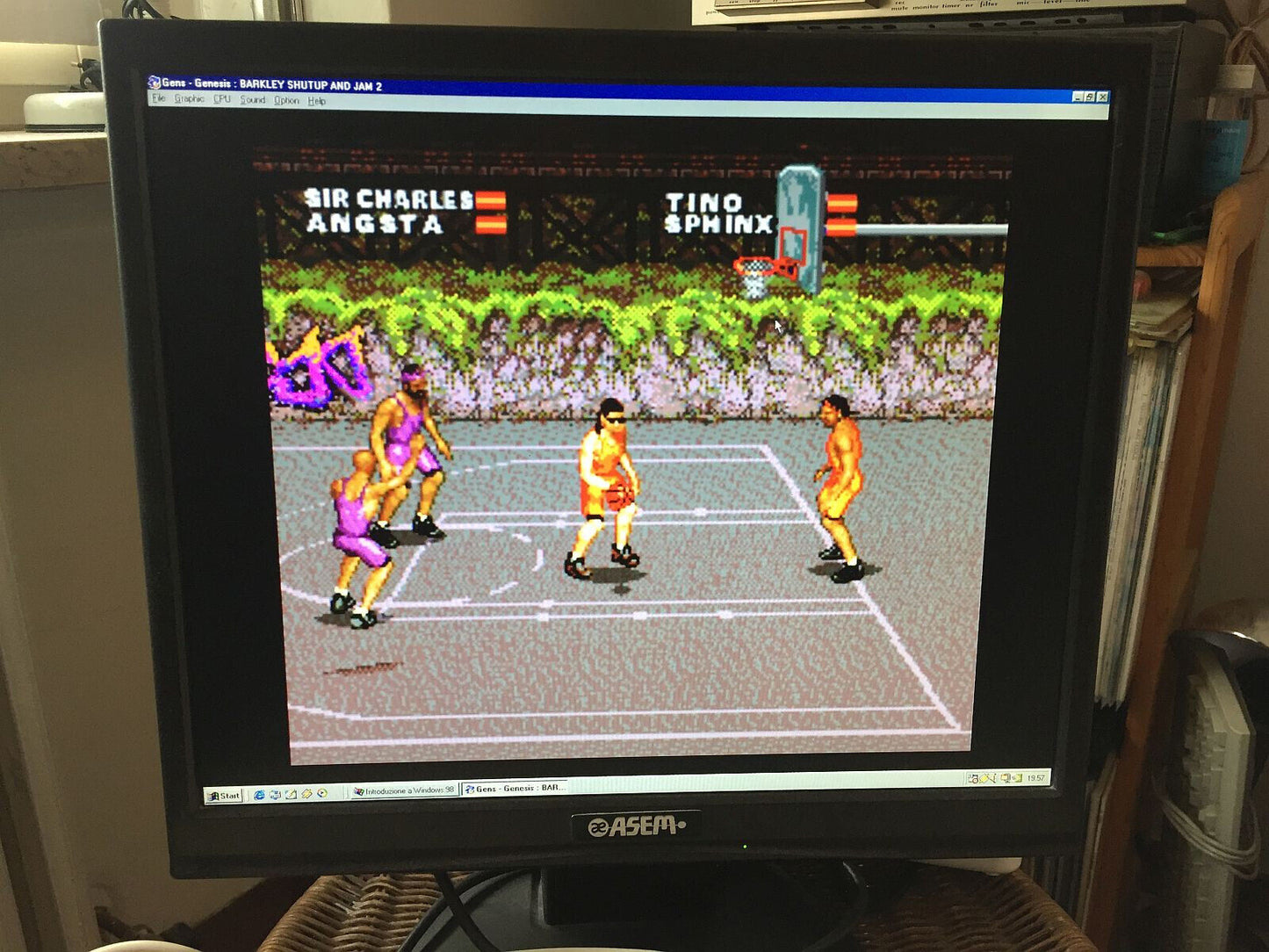 Retrocomputer Windows 98 SE Desktop Amd Athlon Xp 1800+ 1537 Mhz Retrogames Seriale Parallela