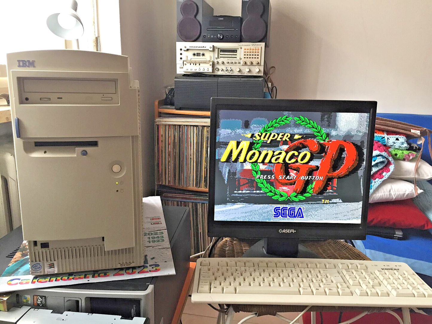 Retrogames Aptiva IBM B2G Intel Pentium 3 600 Mhz Slot 1 2x Seriale Parallela