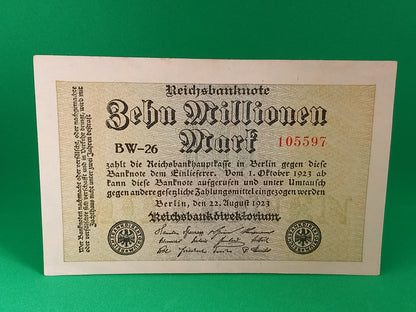 10.000.000 Marchi Germania Repubblica di Weimar
