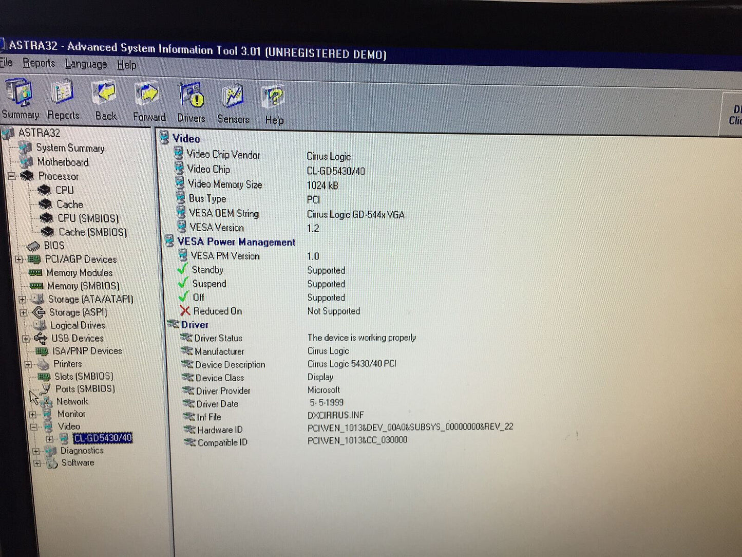 Windows 98 SE Vintage Desktop Intel Pentium 133Mhz 3x Isa Seriale Parallela Socket 7
