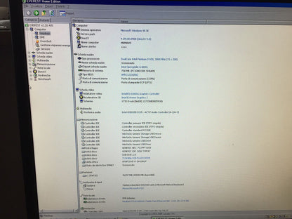 Windows 98 SE Desktop Vintage Pentium D925 3000 Mhz Retrogames Seriale Parallela