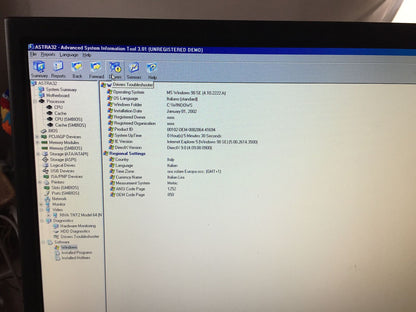 Windows 98 SE Big Tower Intel Pentium 4 2400 Mhz Retrogames 2x Seriale Parallela