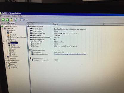 Windows 98 SE Desktop Vintage Pentium D925 3000 Mhz Retrogames Seriale Parallela