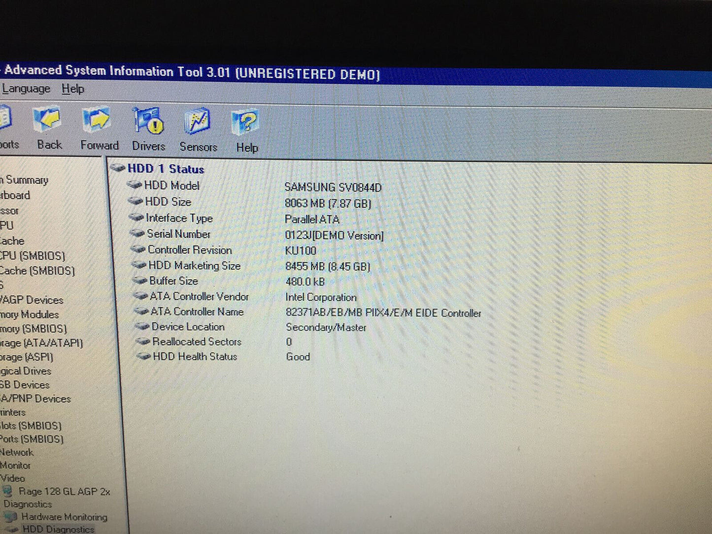 Windows 98 SE Desktop Dex Vintage Pentium 3 450 Mhz 2x Slot Isa Mobo Lucky Star