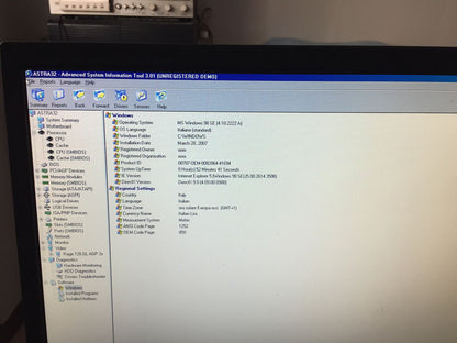 Windows 98 SE Desktop Dex Vintage Pentium 3 450 Mhz 2x Slot Isa Mobo Lucky Star