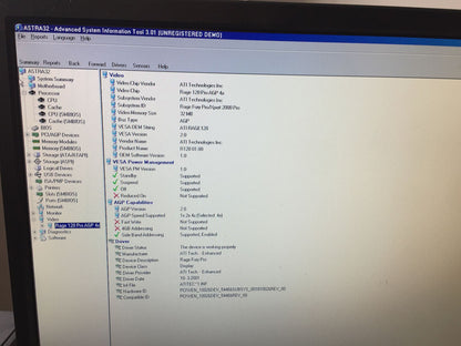 Retrogames Aptiva IBM B2G Intel Pentium 3 600 Mhz Slot 1 2x Seriale Parallela