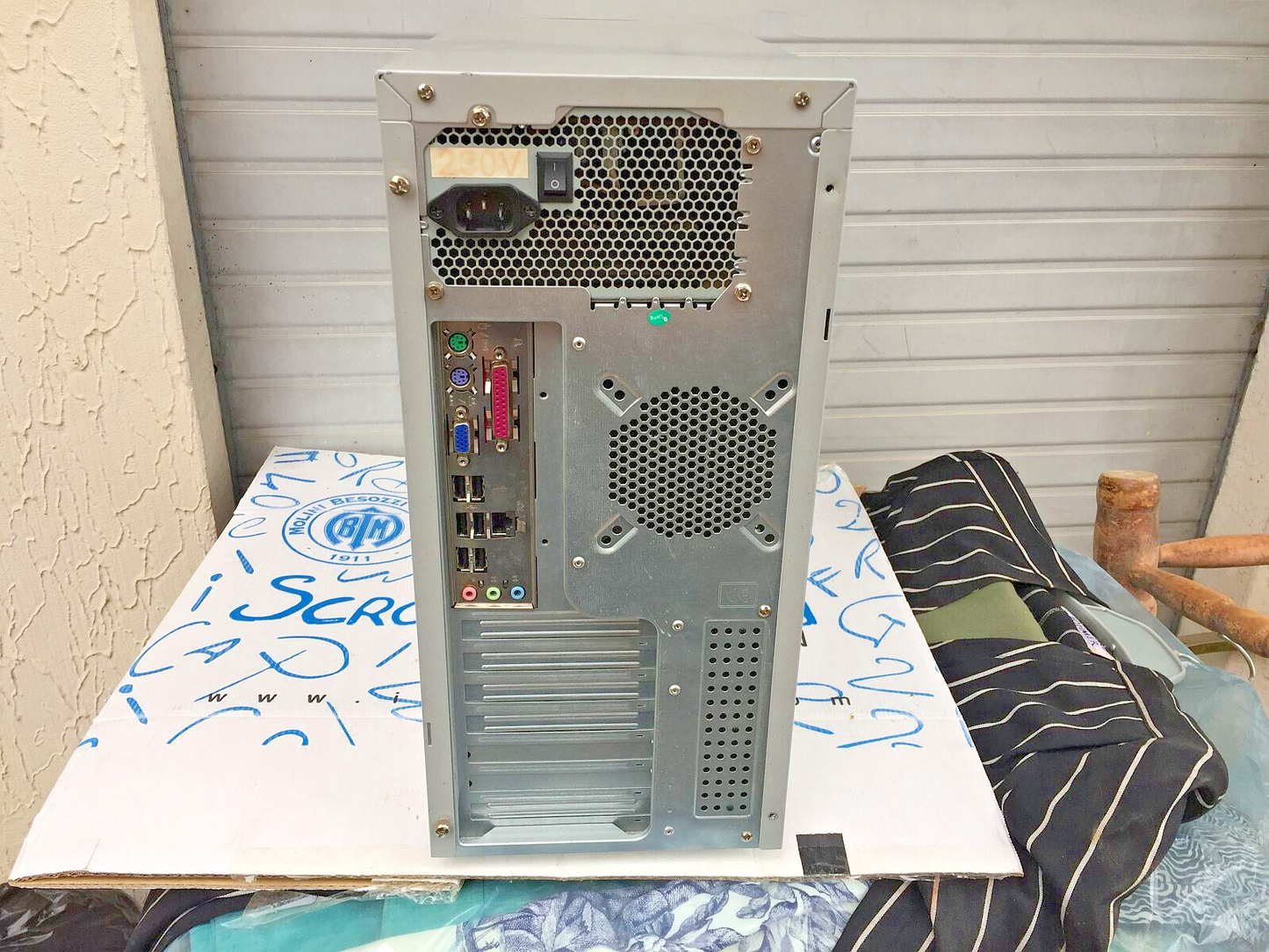 Windows 98 SE Desktop Vintage Pentium D925 3000 Mhz Retrogames Seriale Parallela