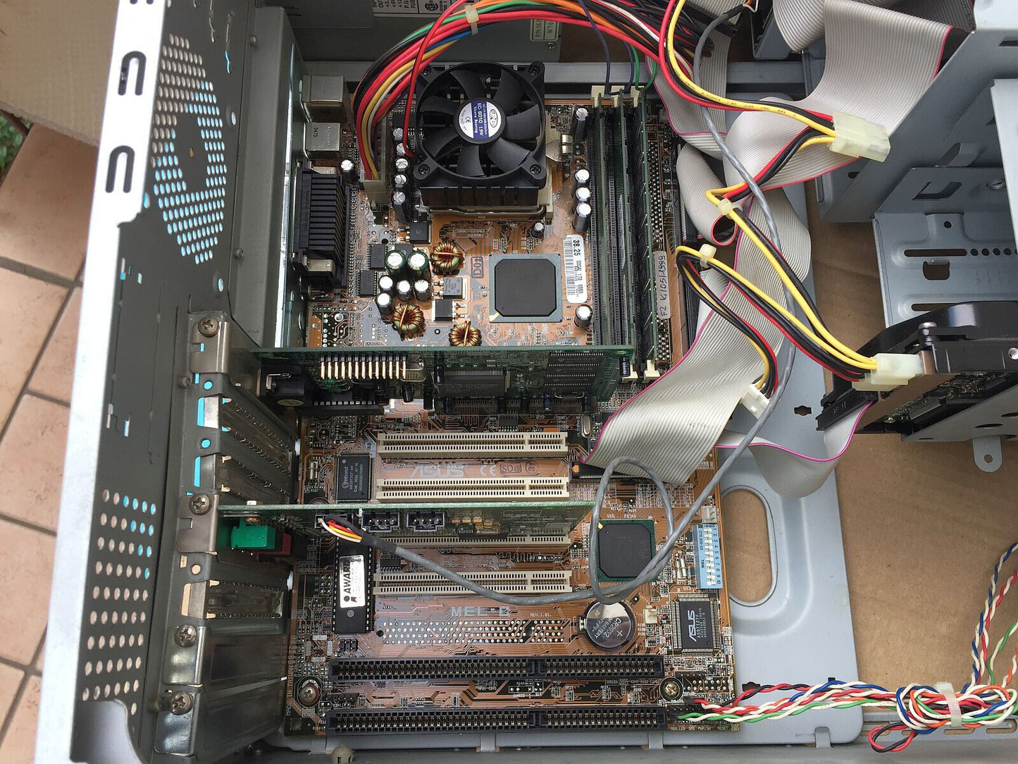 Windows 98SE Desktop Vintage Intel Celeron A 366 Mhz 2x Slot Isa Mobo Asus MEL C