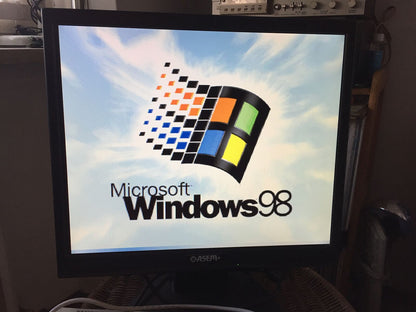 Windows 98 SE Vintage Desktop Intel Pentium 133Mhz 3x Isa Seriale Parallela Socket 7