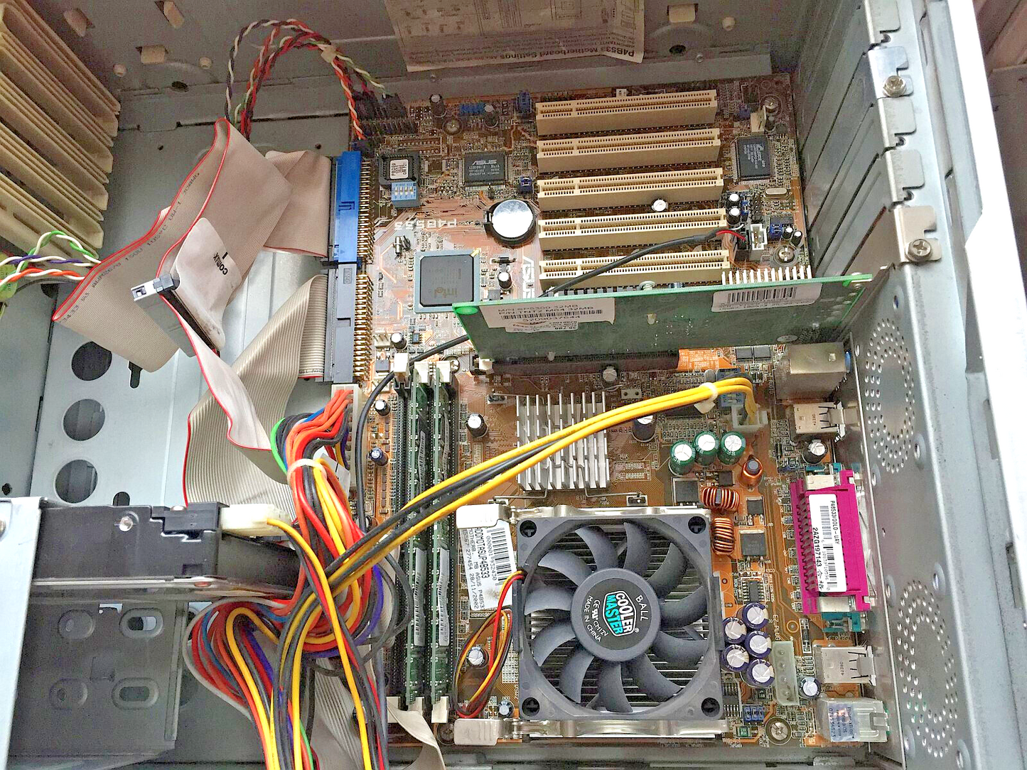 Windows 98 SE Big Tower Intel Pentium 4 2400 Mhz Retrogames 2x Seriale Parallela