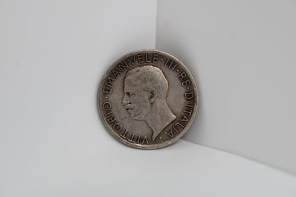 5 Lire 1927 Aquilotto Argento