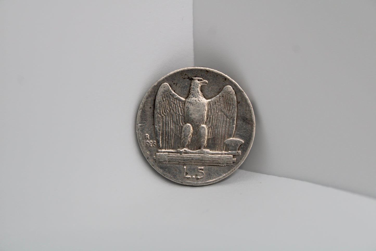 5 Lire 1928 Aquilotto Argento