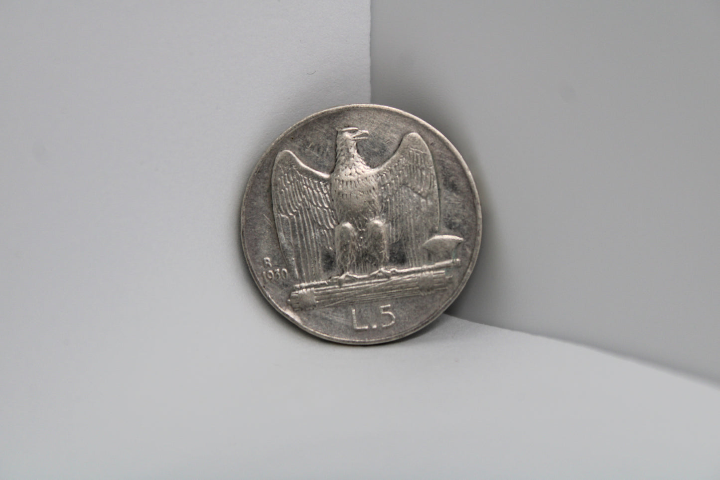 5 Lire 1930 Aquilotto Argento