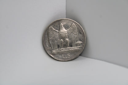 5 Lire 1930 Aquilotto Argento