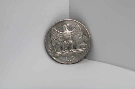 5 Lire 1930 Aquilotto Argento