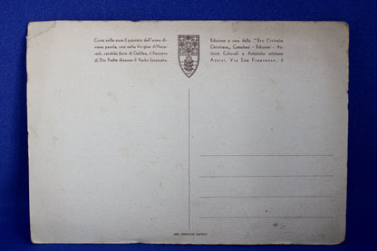 Tris di cartoline vintage non circolate Religiose