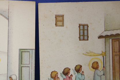 Tris di cartoline vintage non circolate Religiose