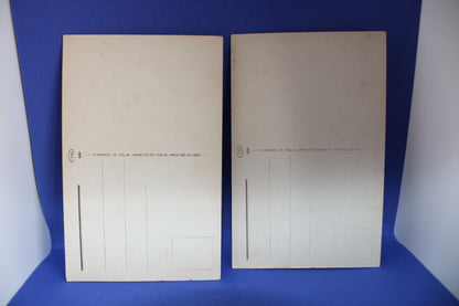 Tris di cartoline vintage non circolate Religiose