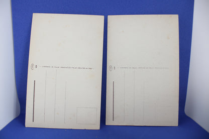 Tris di cartoline vintage non circolate Religiose