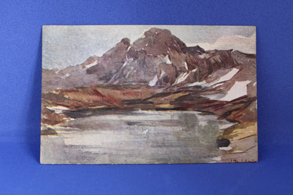 Tris di cartoline raffiguranti panorami montuosi