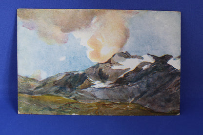 Tris di cartoline raffiguranti panorami montuosi