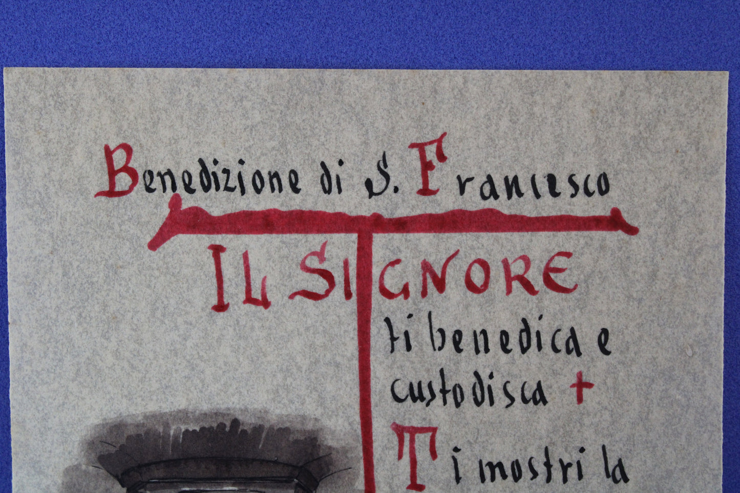 Stampa "Benedizione" di San Francesco Patrono d'Italia