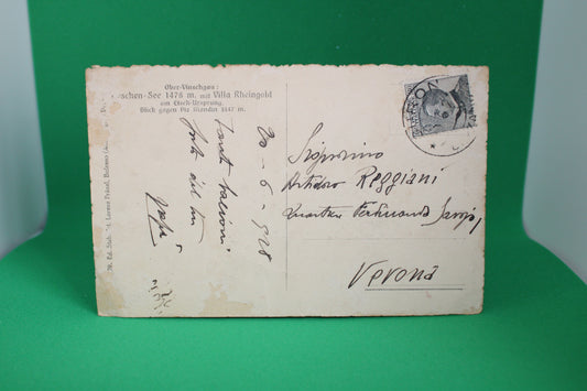 Francobollo 30 Centesimi 1925 Michetti a Sinistra su Cartolina Viaggiata 1928