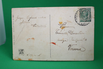 Francobollo 5 Centesimi 1906 Vittorio Emanuele III Cartolina Viaggiata