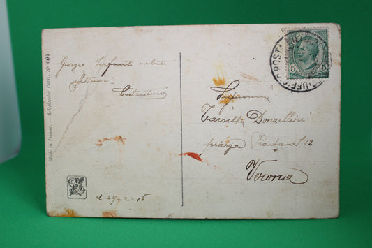 Francobollo 5 Centesimi 1906 Vittorio Emanuele III Cartolina Viaggiata