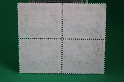 Quartina Francobolli Repubblica Italiana Usati 1958