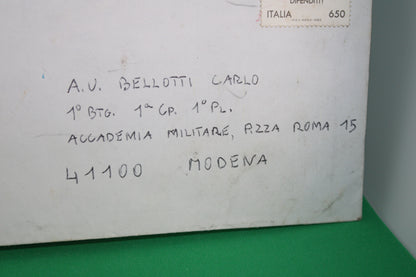 Francobollo Lotta Contro l'AIDS usato su busta 1989