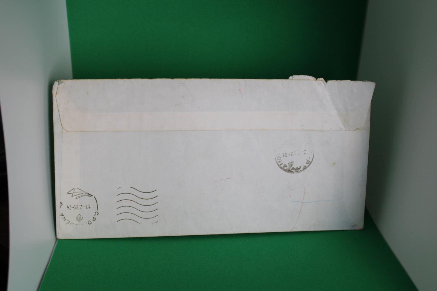 Francobollo Lotta Contro l'AIDS usato su busta 1989