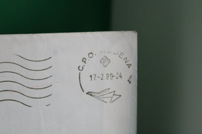 Francobollo Lotta Contro l'AIDS usato su busta 1989