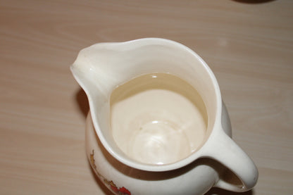 Coppia di Caraffe in Porcellana Cecoslovacchia XX° secolo Vintage Crema