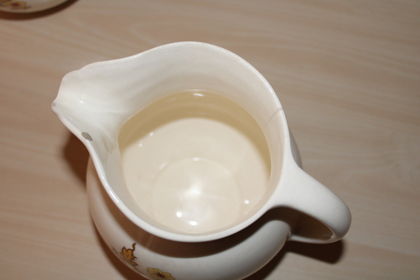 Coppia di Caraffe in Porcellana Cecoslovacchia XX° secolo Vintage Crema