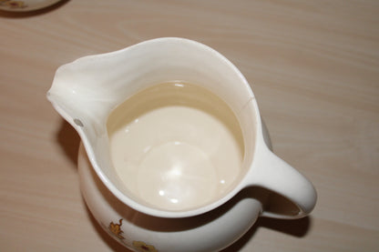 Coppia di Caraffe in Porcellana Cecoslovacchia XX° secolo Vintage Crema