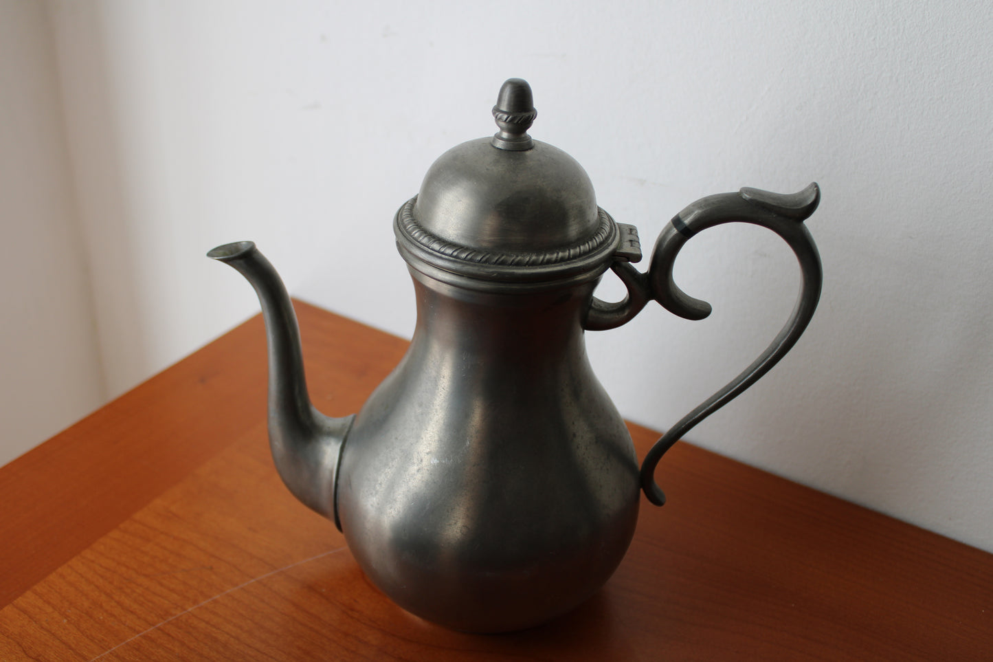 Set da tè in peltro del XX° secolo 95% 5 Pezzi FAIB Vintage Made In Italy