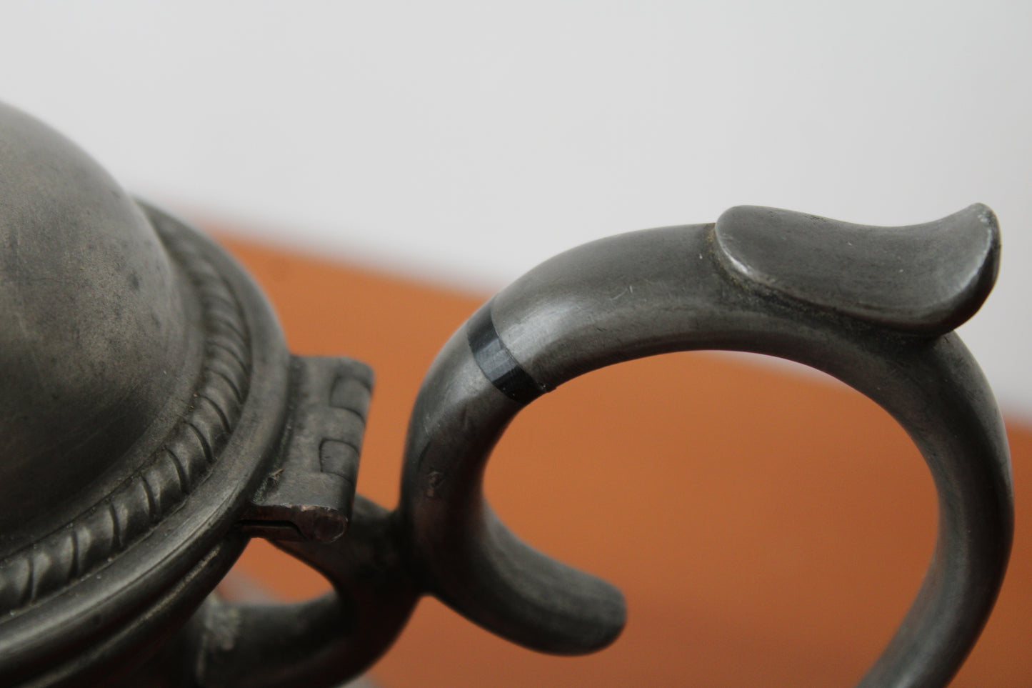 Set da tè in peltro del XX° secolo 95% 5 Pezzi FAIB Vintage Made In Italy