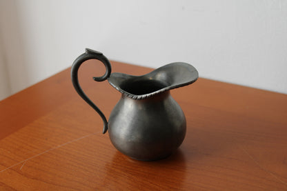 Set da tè in peltro del XX° secolo 95% 5 Pezzi FAIB Vintage Made In Italy