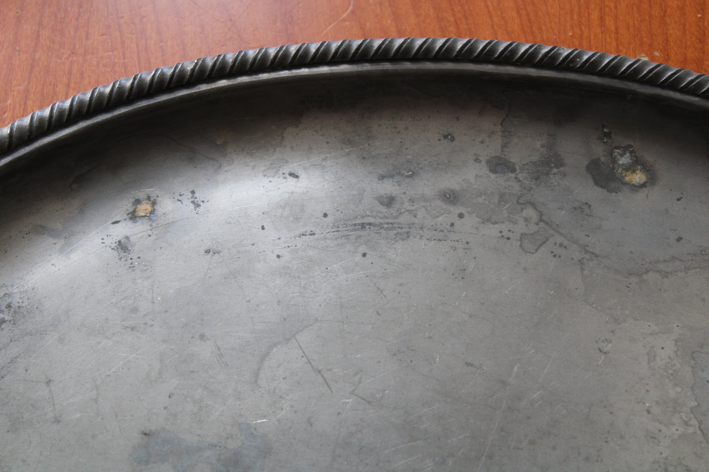 Set da tè in peltro del XX° secolo 95% 5 Pezzi FAIB Vintage Made In Italy